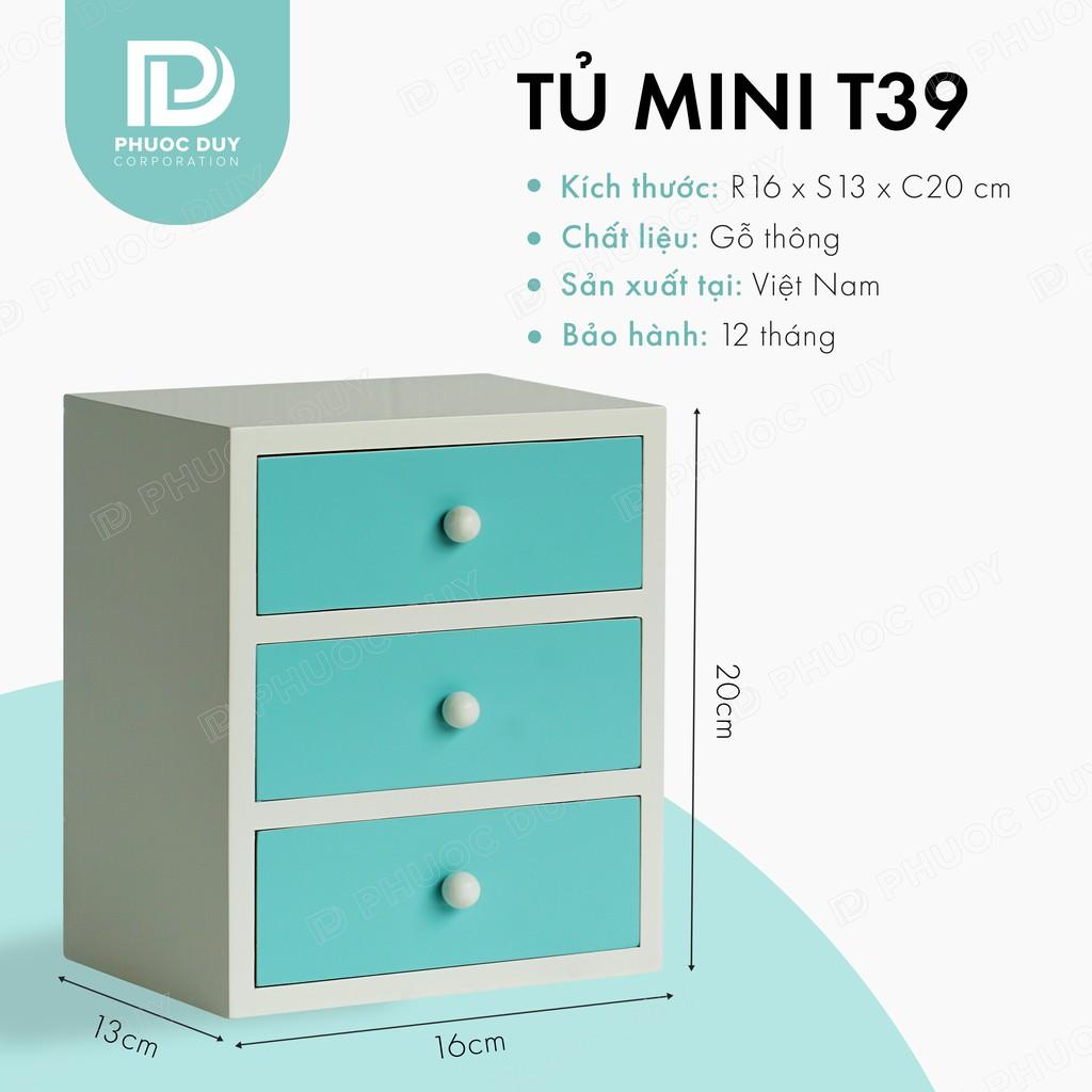 Tủ mini để bàn đa năng - Tủ nữ trang mỹ phẩm T39