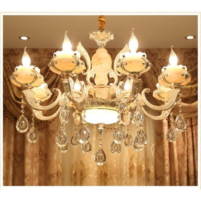 Đèn chùm ZONLE kiểu dáng hiện đại trang trí nhà cửa cao cấp loại 8 tay