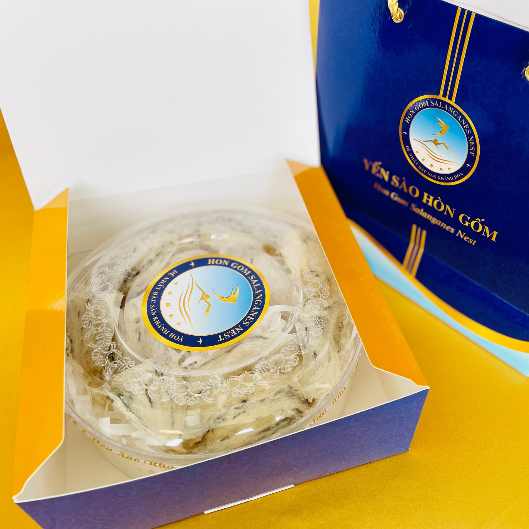 [HGK-T3] Yến Sào Thô Nguyên Tổ Cao Cấp (13-14 Tổ) - Yến Sào Hòn Gốm Chính Hiệu Khánh Hoà - HGK NEST