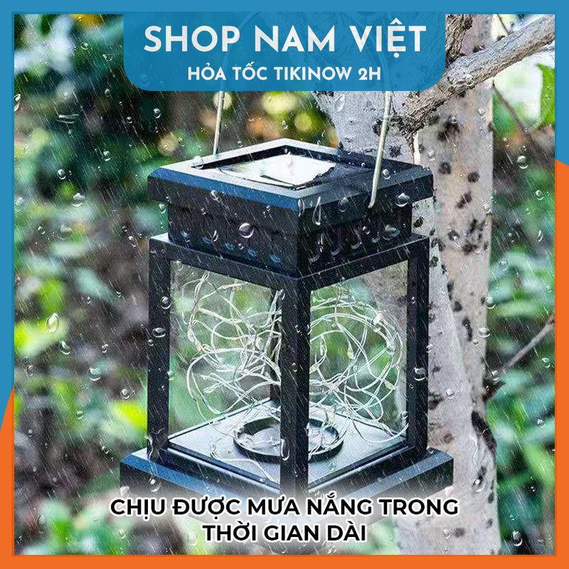 Lồng Đèn Treo Trang Trí Năng Lượng Mặt Trời Chịu Mưa Nắng