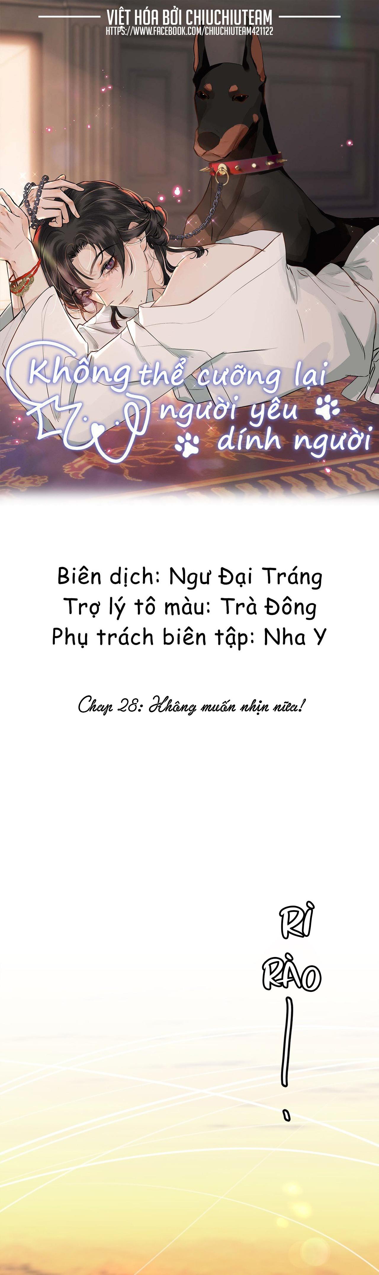 Không Thể Cưỡng Lại Người Yêu Dính Người Chapter 28 - Trang 0