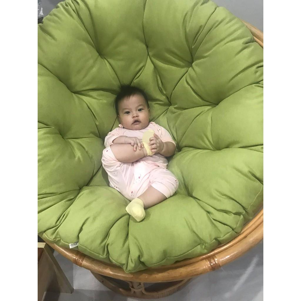 Đệm cho ghế papasan mây tự nhiên và mây nhựa