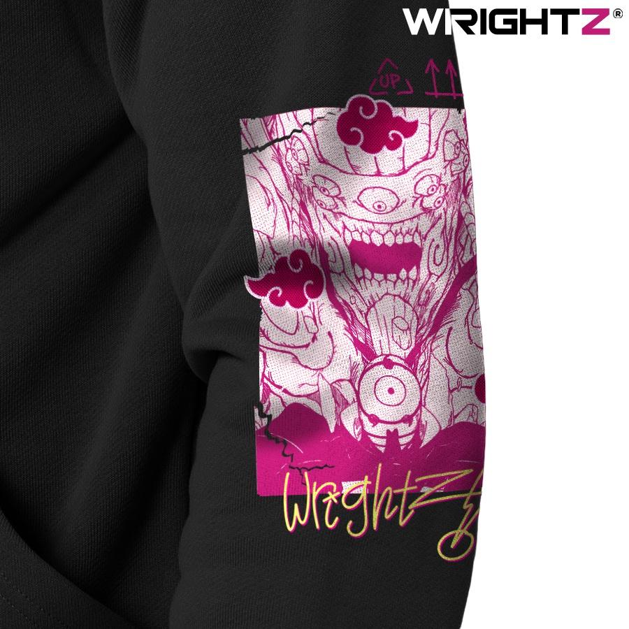 Áo hoodie Wrightz in hình anime naruto uchiha obito thời trang đường phố unisex