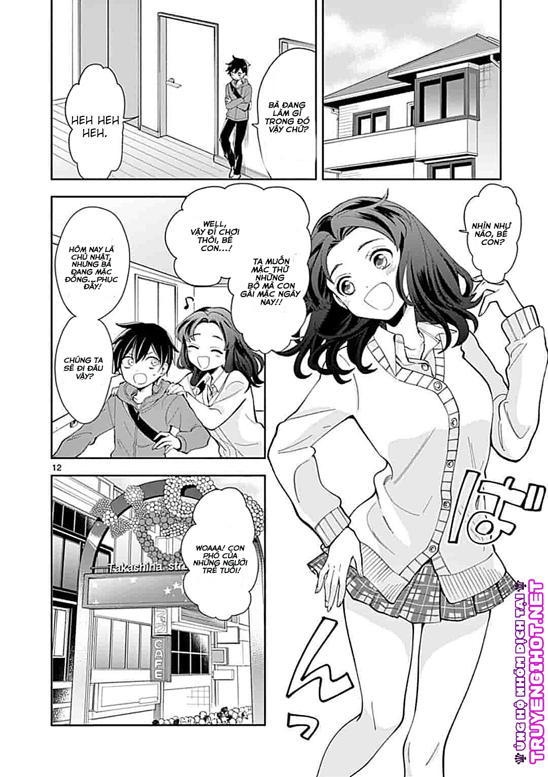 bà nội tôi trở thành nữ sinh trung học.... chapter 1 12