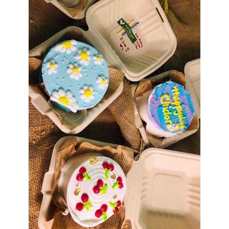 50 Hộp bã mía vuông