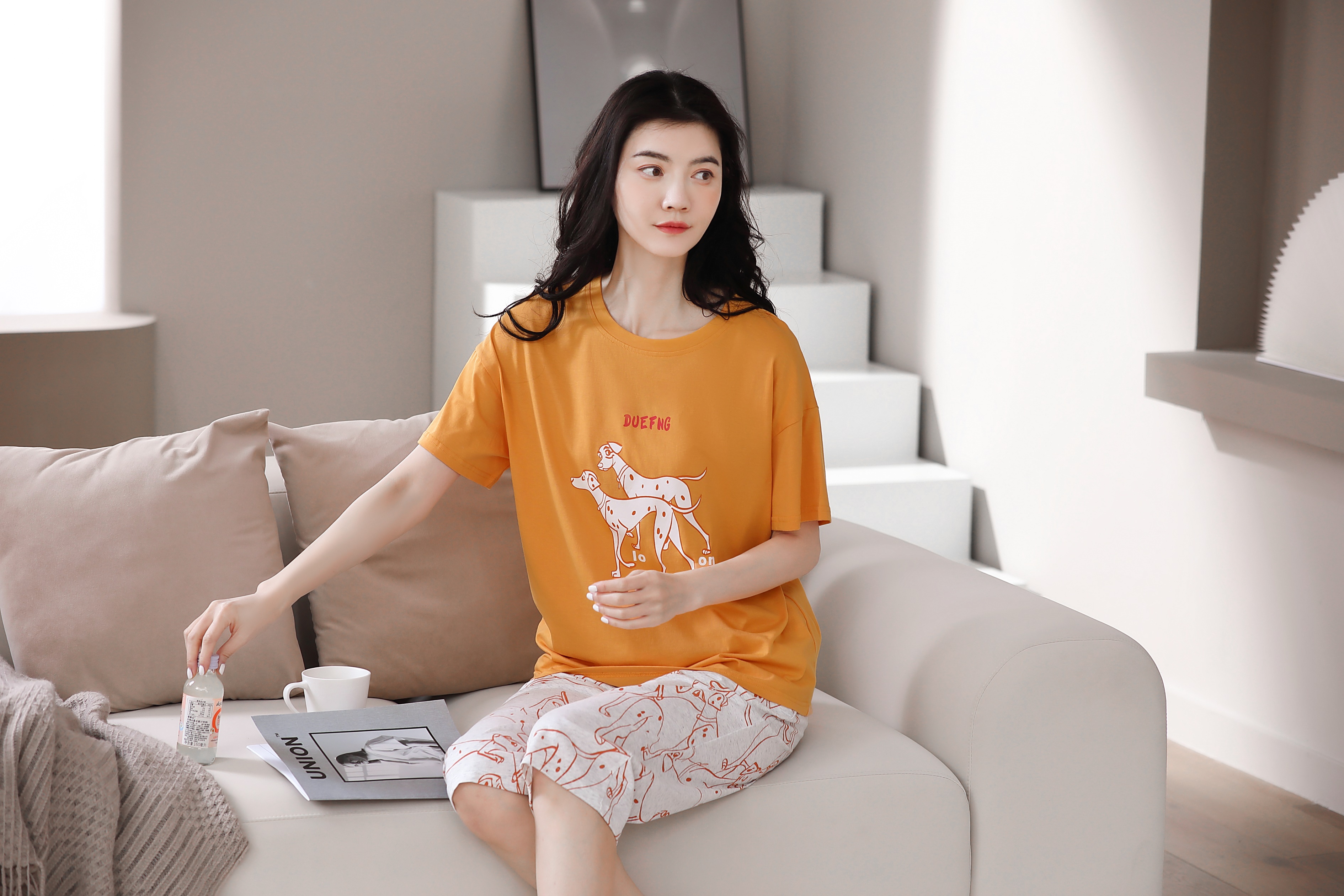 Quần áo mặc nhà cotton 5505