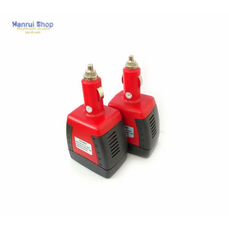 Bộ chuyển nguồn điện trên ô tô từ 12v ra 220v có quạt tản nhiệt - ShopToro - AsiaMart