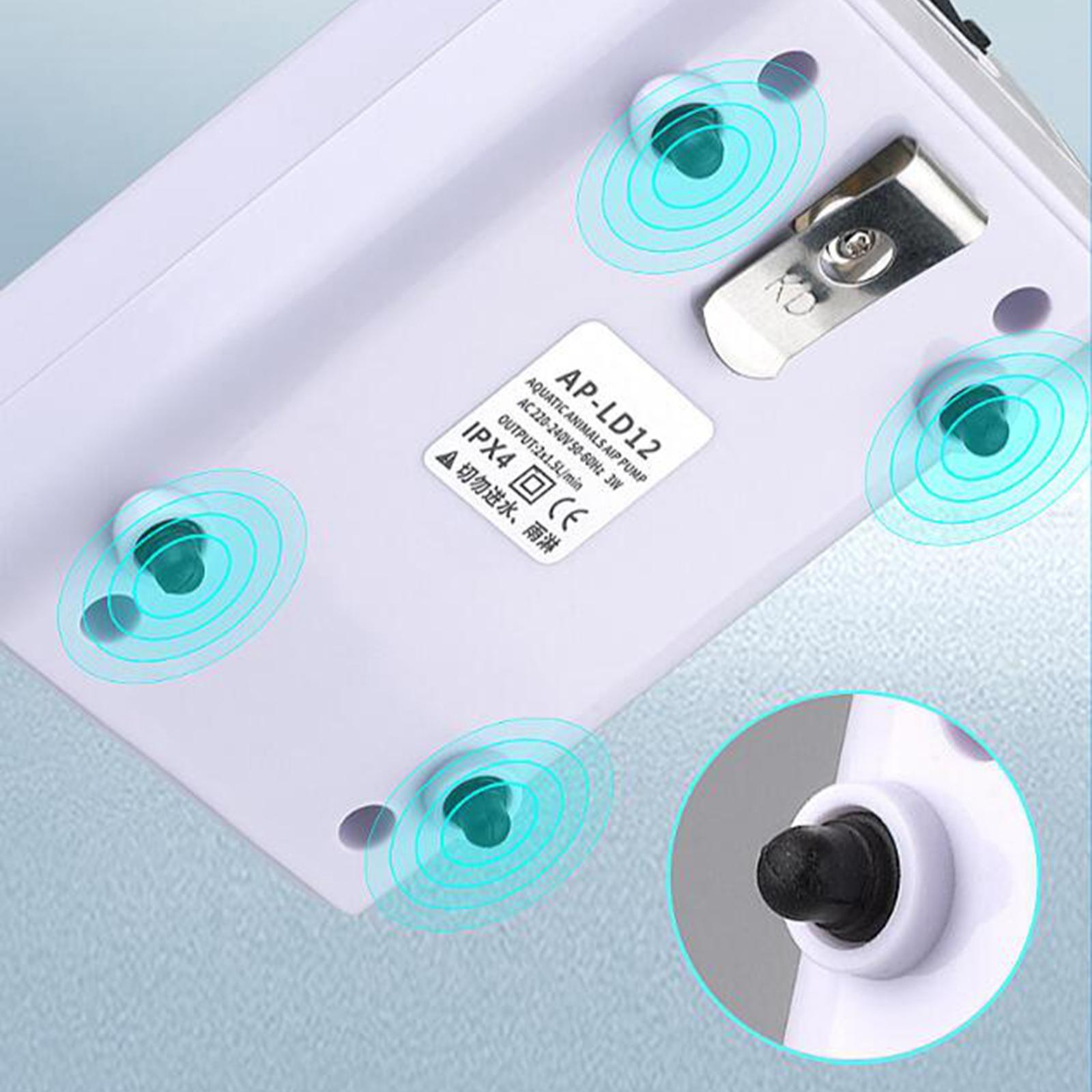 Portable Aquarium Air Pump Fish Tank Oxygen Aerator Pump for Fishing Quiet
