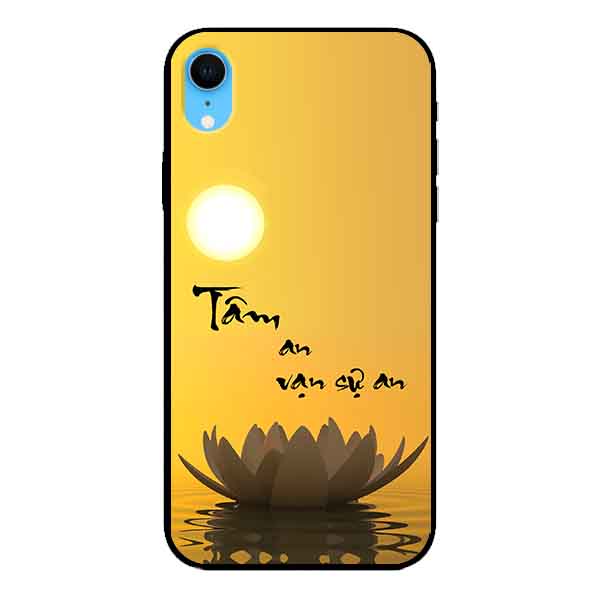 Ốp lưng in cho Iphone XR Mẫu Tâm An