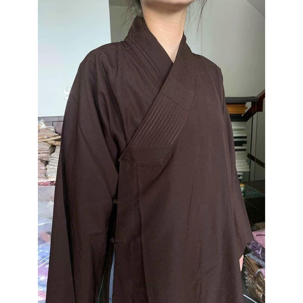 Đồ Lam Đi Chùa Áo Tràng Phật Tử Vải Đài Loan Cao Cấp