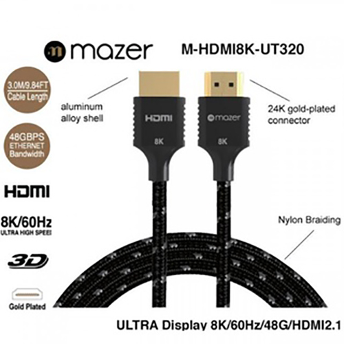 Dây Cáp Mazer Infinite Multimedia HDMI to HDMI 8K-Hàng chính hãng