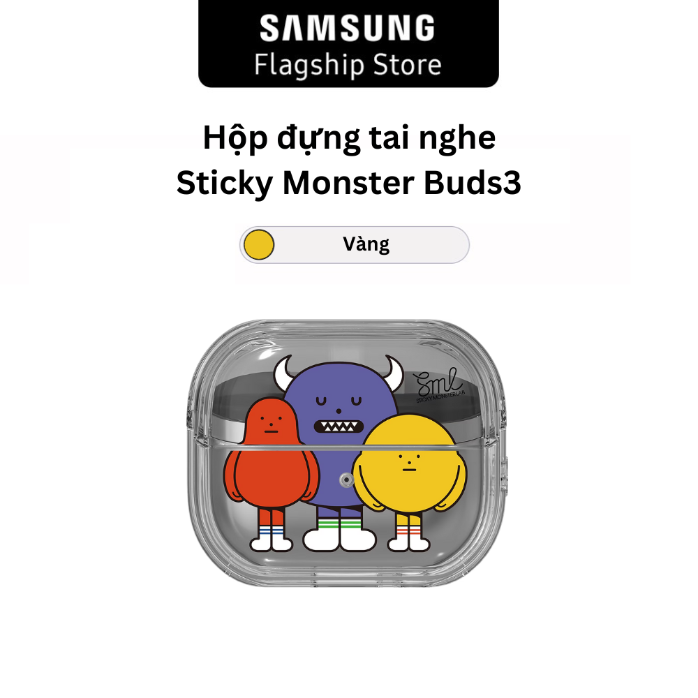 Hộp đựng tai nghe Sticky Monster Buds3 - Hàng chính hãng
