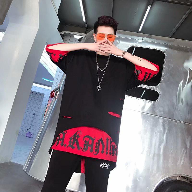 Áo Thun Nam Tay Ngắn Dáng Rộng