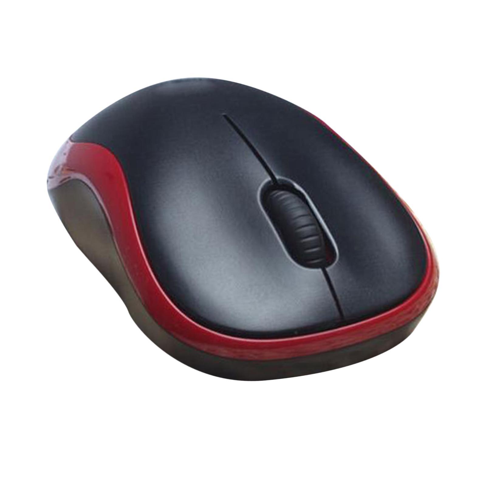Slim Compact Wireless Mouse 1000dpi & USB Receiver for Laptops
