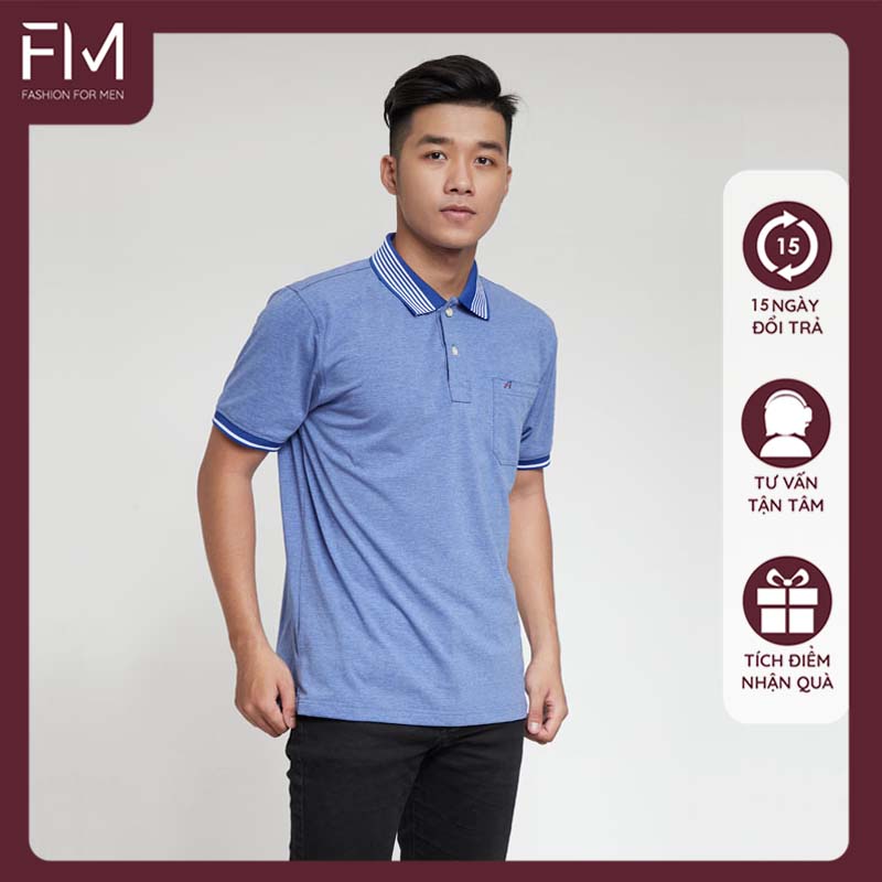 Áo Polo nam cổ bẻ ngắn tay, chất liệu vải thun cotton cao cấp, trẻ trung, năng động – FORMEN SHOP – FMPS088 - ĐỎ