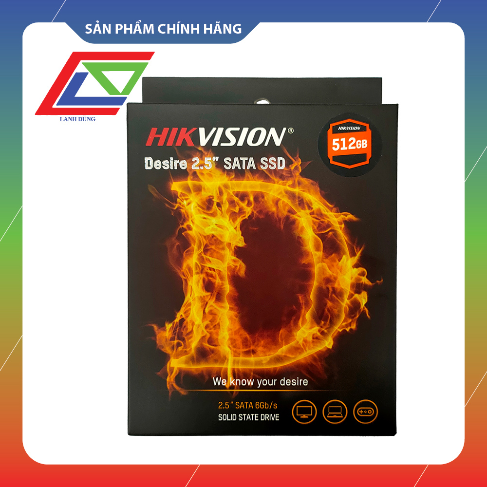 SSD Hikvision HS-SSD-Desire(S) 512G - Hàng chính hãng BH36 tháng