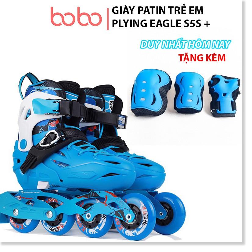 Giày trượt patin trẻ em, giày trượt patin Flying Eagle S5S Plus Fullbox 3 màu lựa chọn, giày patin trẻ em, giày patin fl