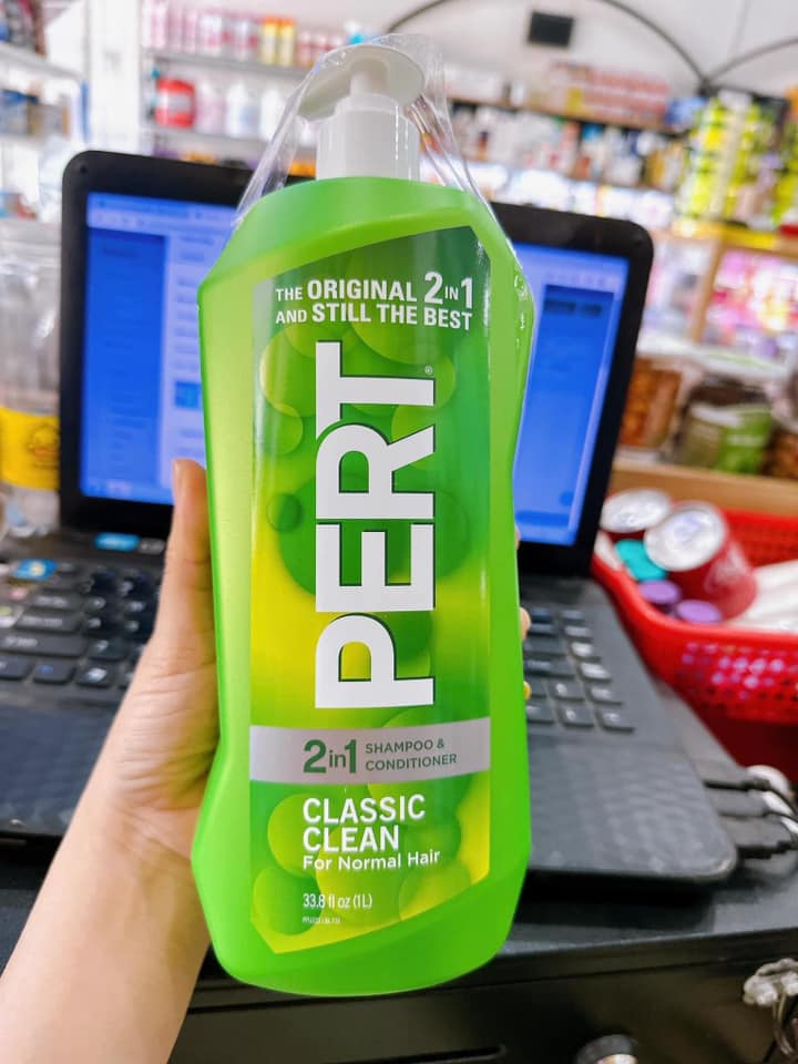 Dầu Gội &amp; Xã The Original 2In1 And Still The Best Pert Classic Clean 1L