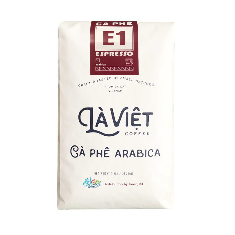 Cà phê hạt Arabica 100% chuyên dụng pha máy Espresso hiệu Là Việt 1000gr