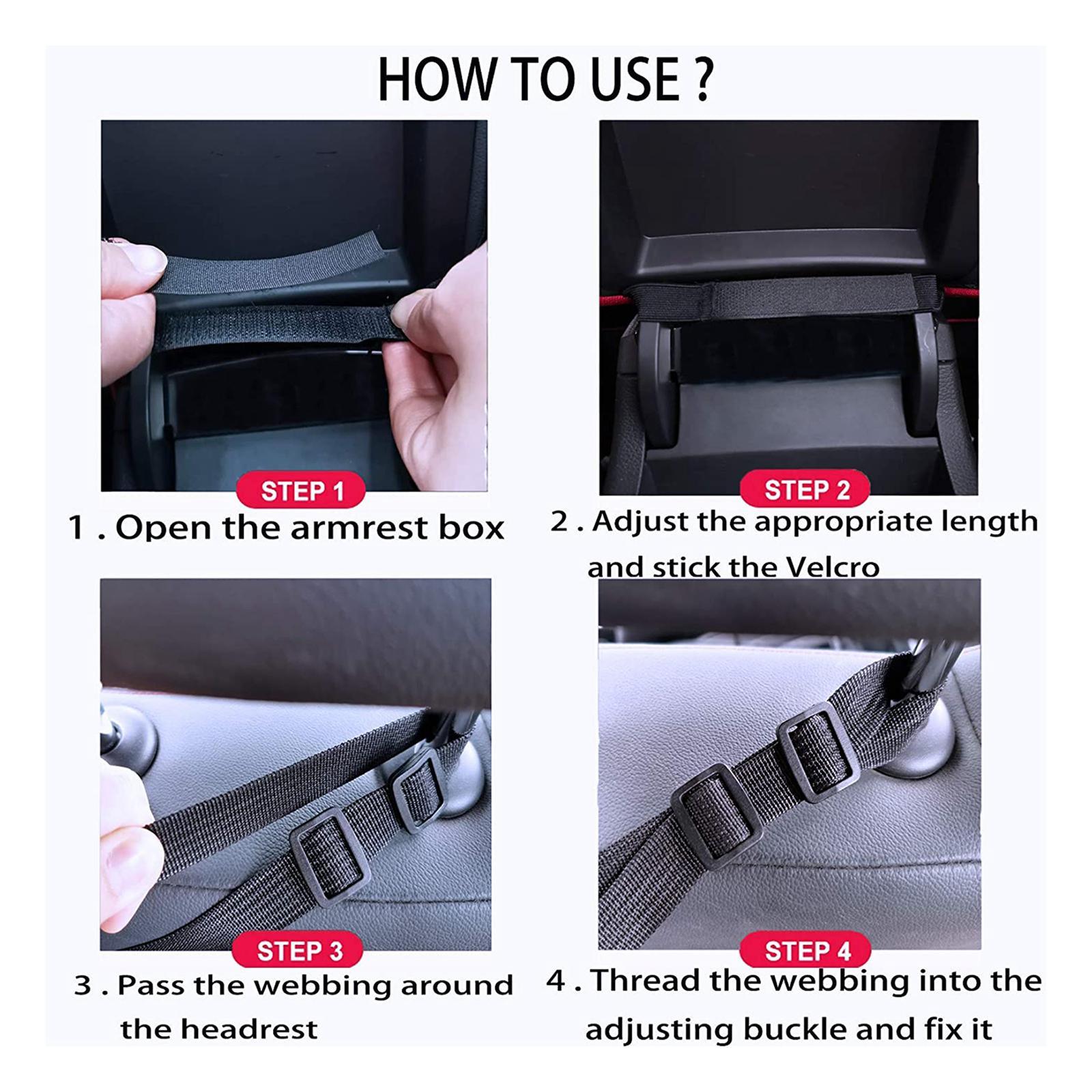 2 Packs Car Net Pocket Storage Bag Door Seat Side Back Holder Organizer Pouch