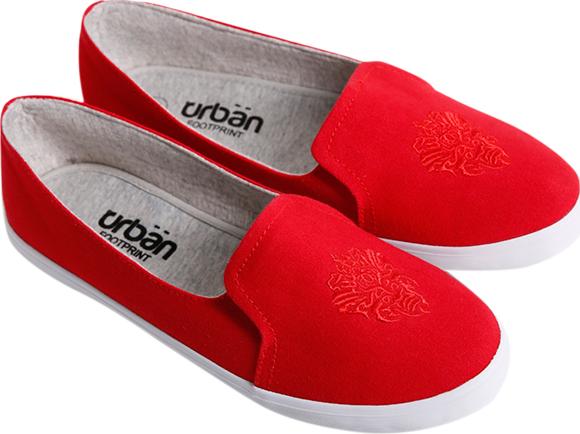 Giày Slip On Nữ Urban UL1704 - Đỏ