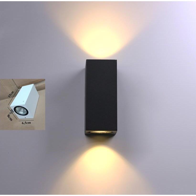Đèn led hắt tường trang trí hắt sáng 2 đầu,