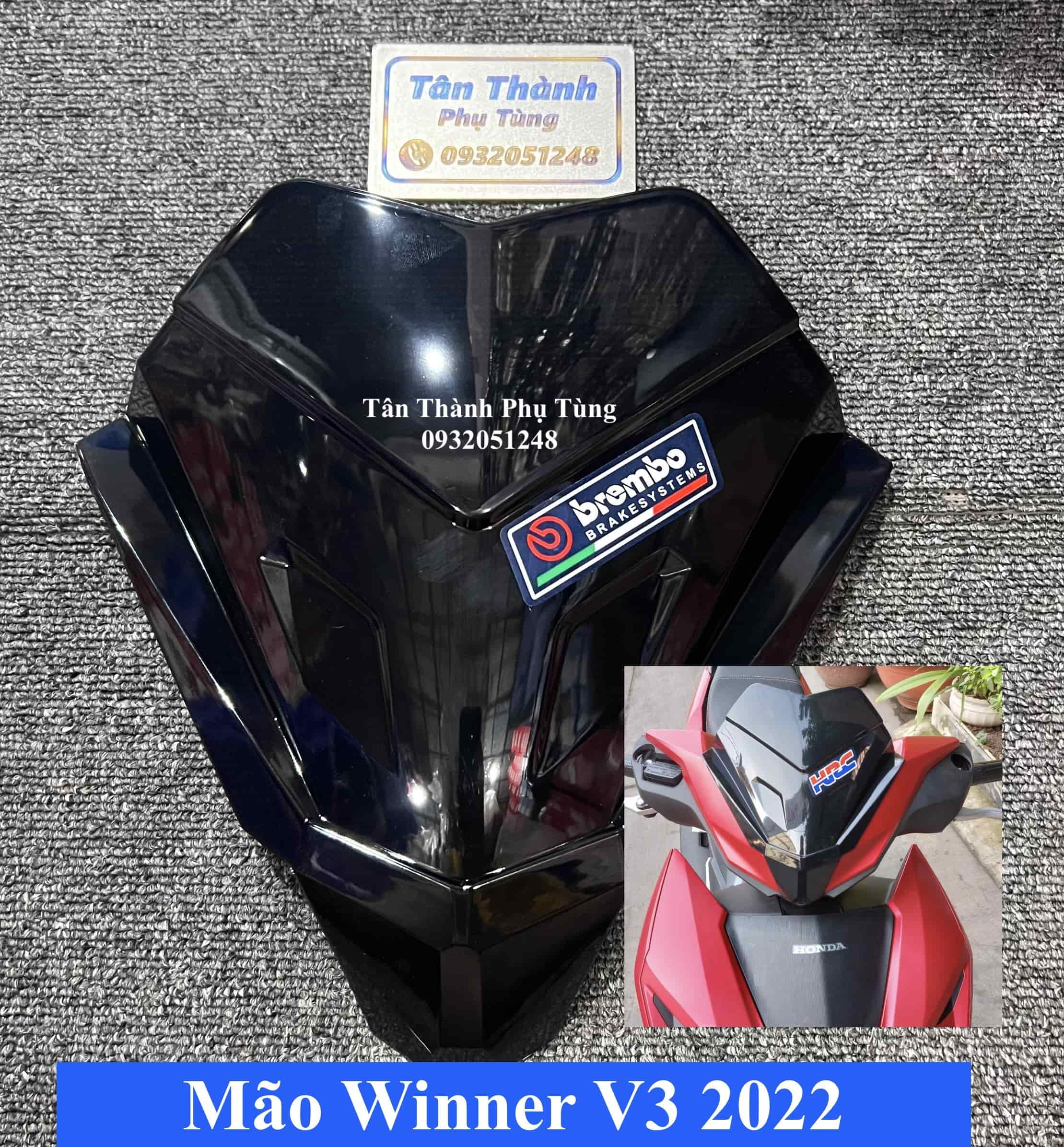 Mão dành cho Winner X V3 2022- Màu đen Khói