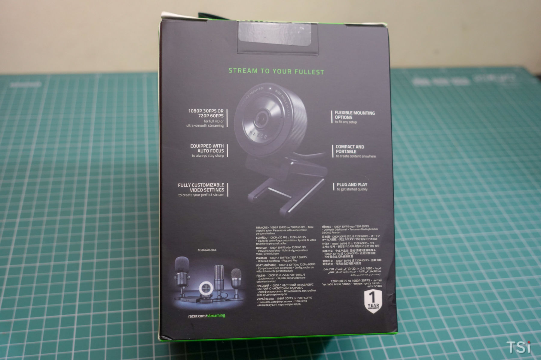 Thiết bị ghi hình Razer Kiyo X-USB Broadcasting Camera_Hàng chính hãng