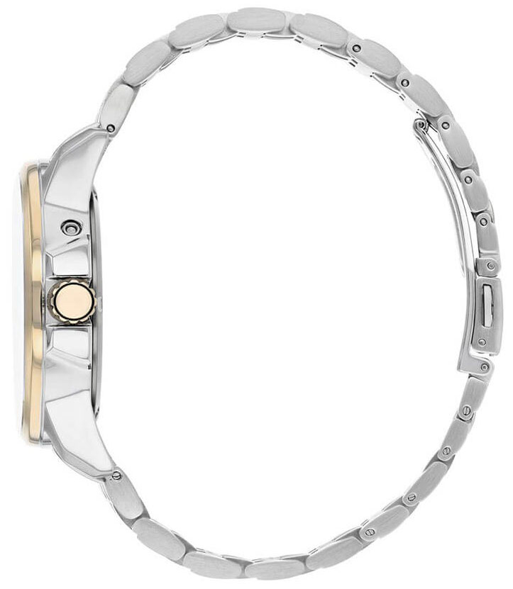 Đồng Hồ Nam Citizen World Time Eco-Drive BX1006-85E - Dây Kim Loại - Kính Sapphire - Mặt Đen