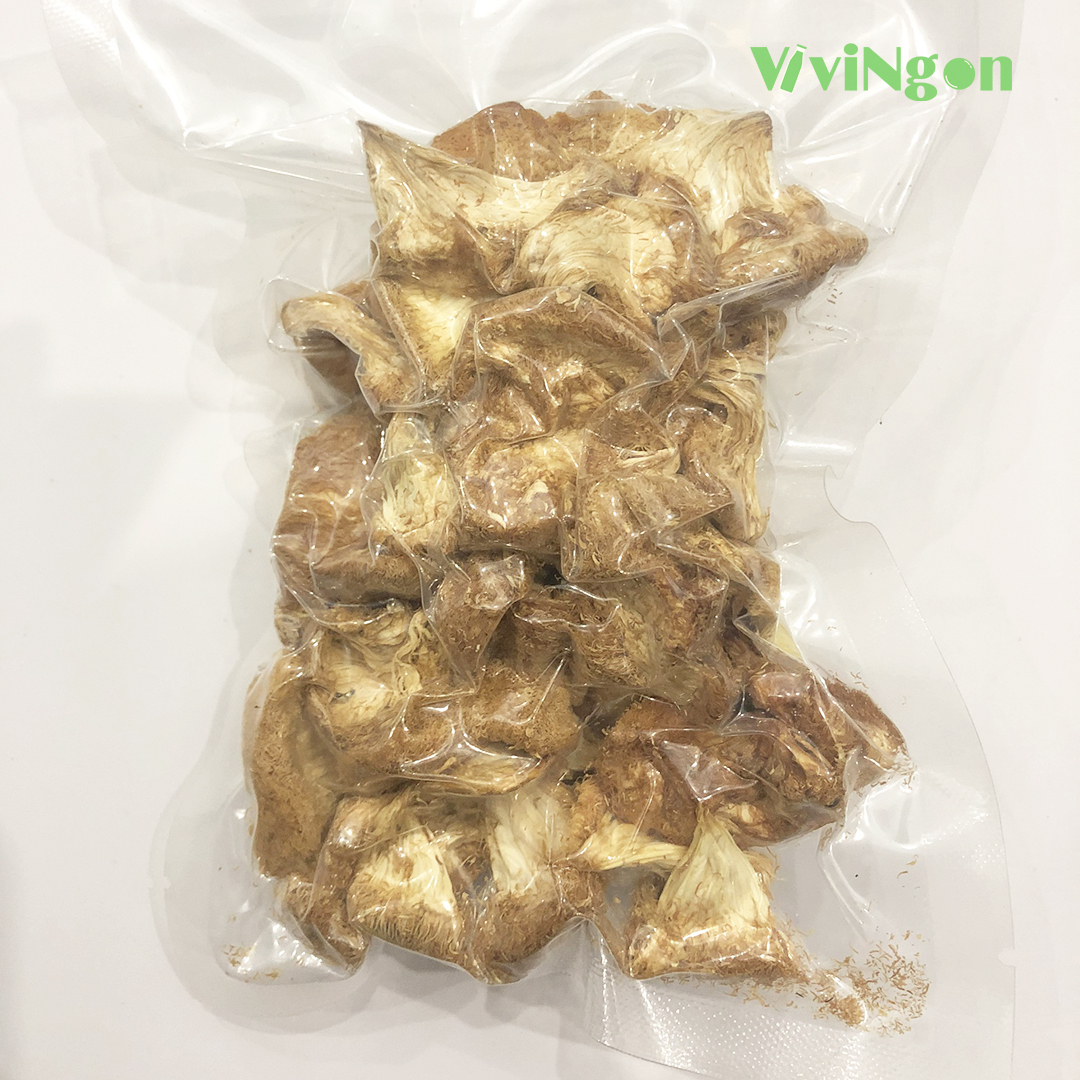 Nấm hầu thủ (nấm đầu khỉ) khô gói 100g - Tốt cho não và hệ thần kinh, bảo vệ dạ dày - Lion's mane mushroom