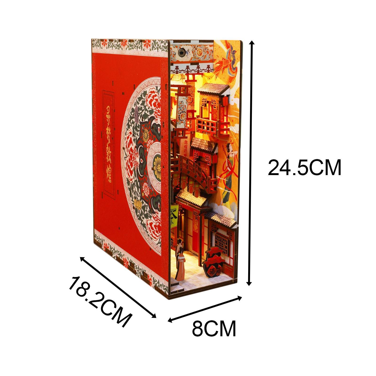Dollhouse Kit 3D Puzzle with LED & Furniture Accessory Valentine'S Gift