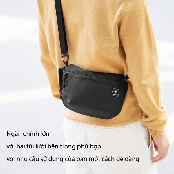 TÚI ĐEO BAO TỬ TOMTOC (USA) BASIC ACCESSORY UNISEX A01 chống nước, khóa kéo YKK, khóa Duraflex vô cùng bền bỉ - HÀNG CHÍNH HÃNG