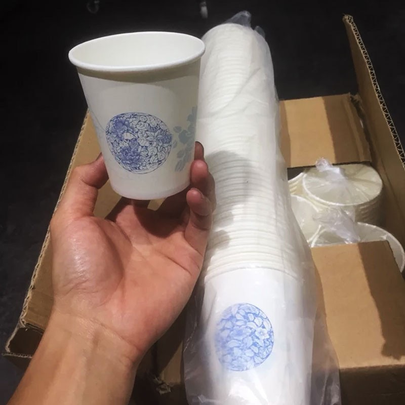 Combo 50 ly giấy 240ml sử dụng 1 lần siêu tiện lợi
