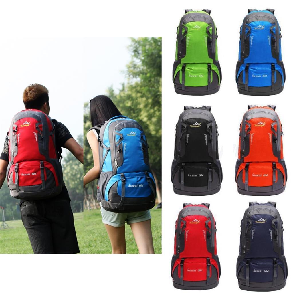60L Outdoor Backpack Sport Camping Hiking Travel Military Rucksack Luggage B