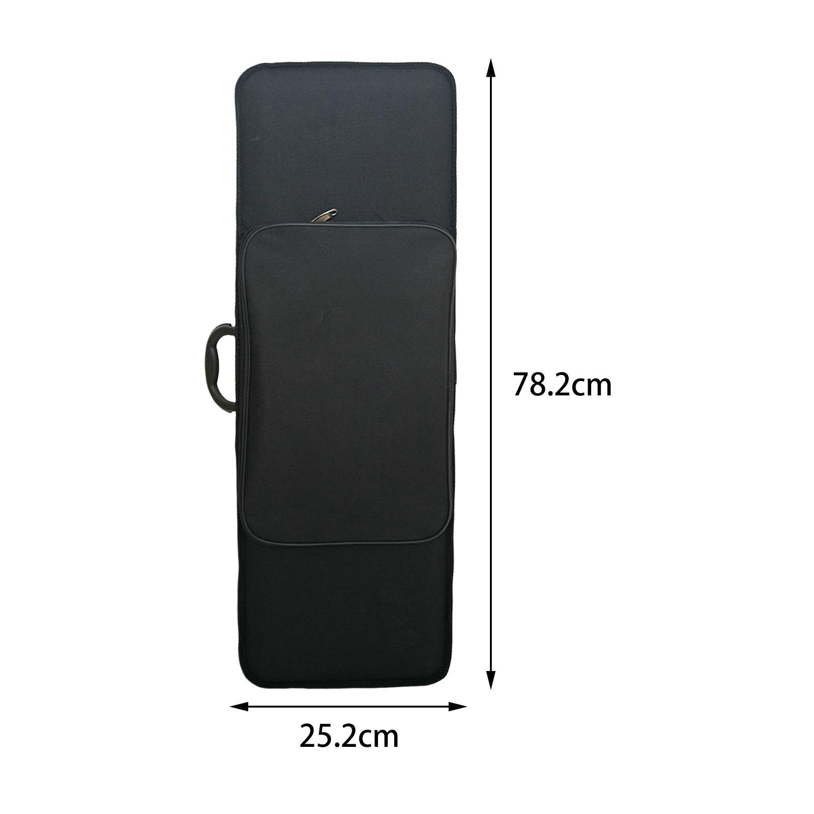 Violin Storage Hard Box, Oblong Violin Carrying Bag with Handle for Travel