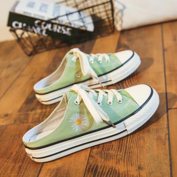 Giày sục hoa cúc mới cao cấp :)))