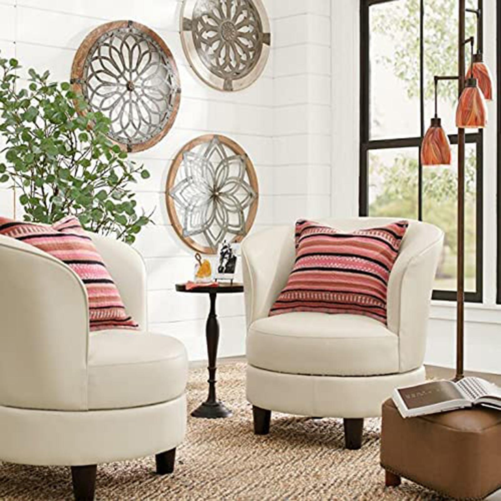 Medallions Metal Round Wall Decor. Home Living Room Wall Sculptures