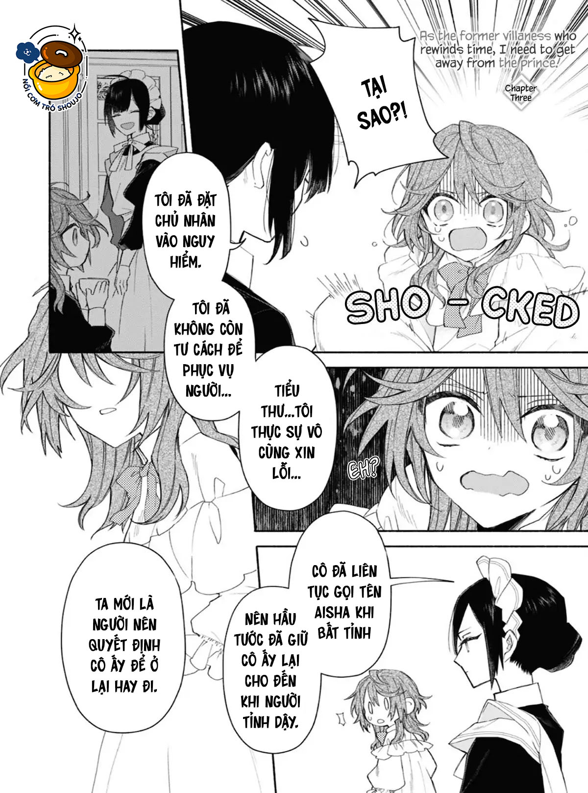 vì đã trở về thân phận ác nữ nên tôi nghĩ mình sẽ chạy trốn khỏi hoàng tử CHƯƠNG 3.5 2