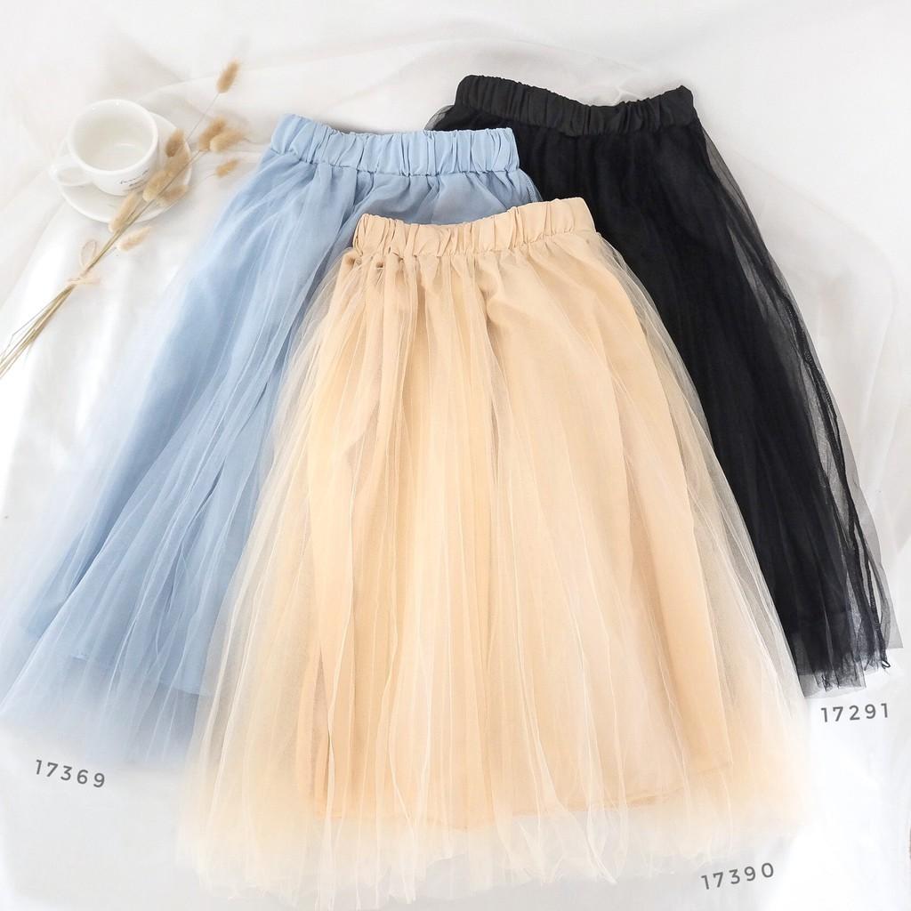 Chân váy công chúa lưới TUTU nhiều màu Ulzzang - Made by Fiin