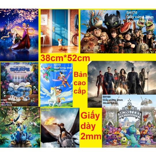 Tranh ghép hình 300 mảnh Làng xì trum - jigsaw puzzle Smurfs 300 pieces