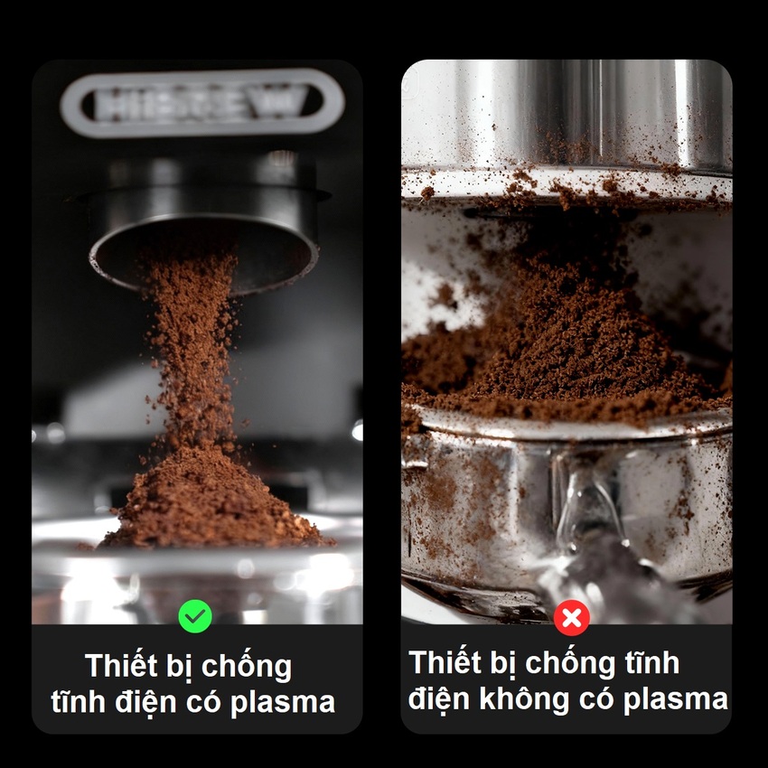 Máy xay hạt cà phê Espresso chuyên nghiệp thương hiệu Mỹ cao cấp HiBREW G3 Plus 31 cấp độ xay - Công suất 180W - Hàng nhập khẩu