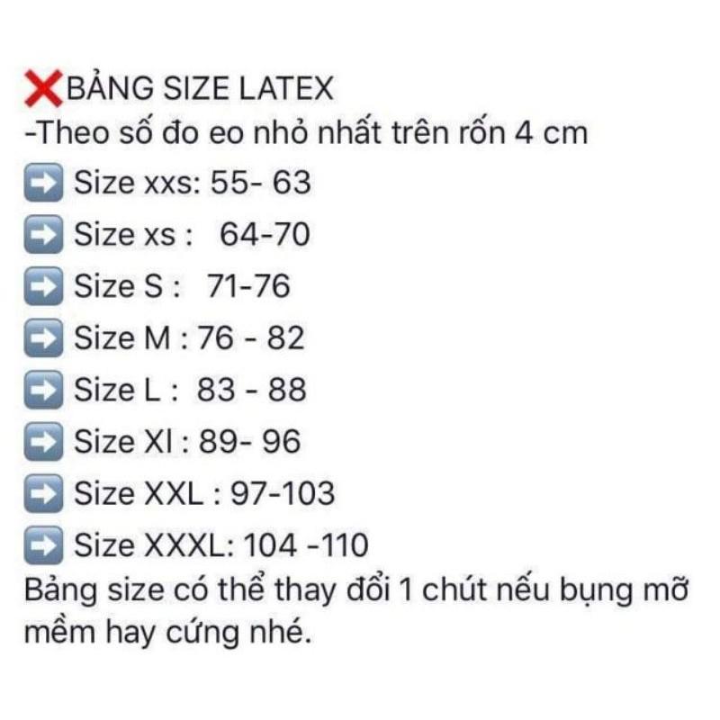 ĐAI NỊT BỤNG LATEX 25 XƯƠNG DÀI 25CM