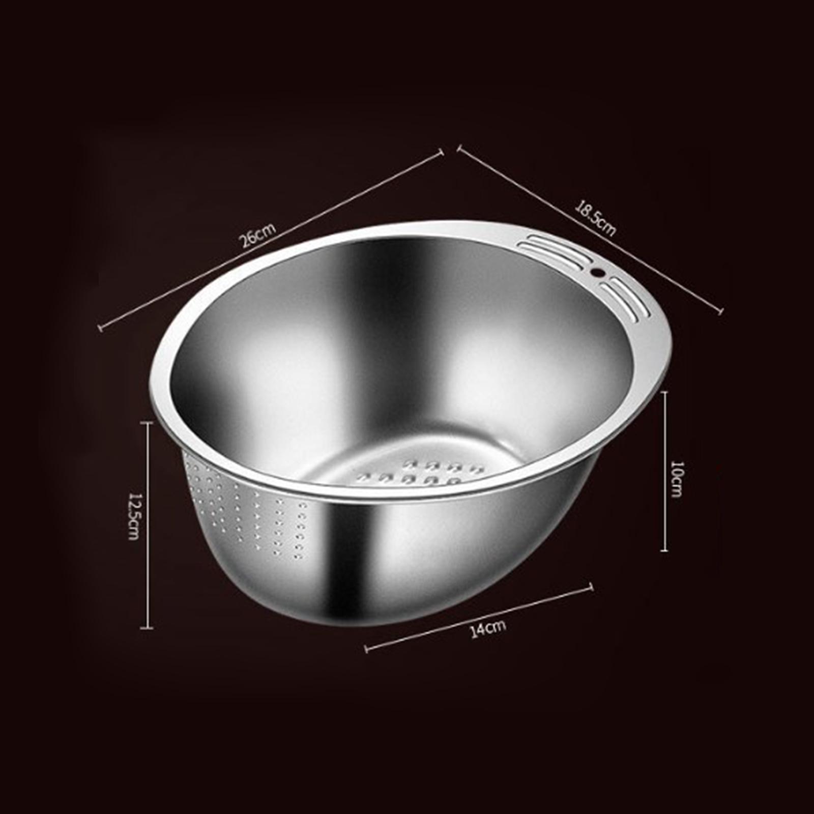 Kitchen Colander Strainer, Rice Strainer Basket , Food Cleaning Strainer