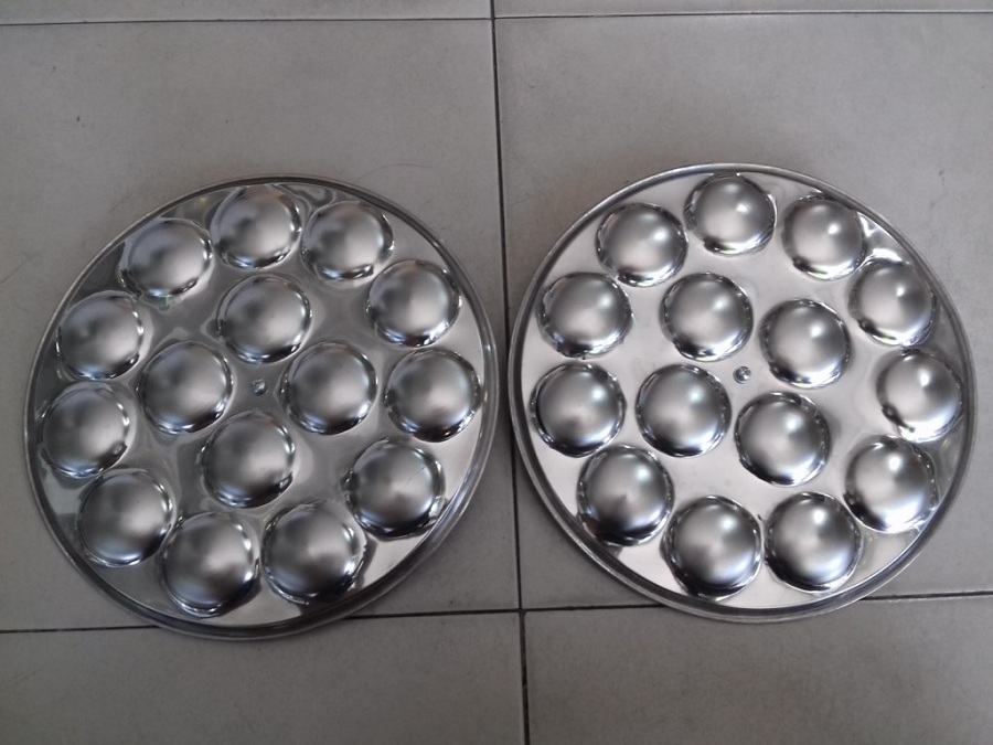 Combo 2 khuôn làm bánh bèo Nhỏ  inox Đk 25cm