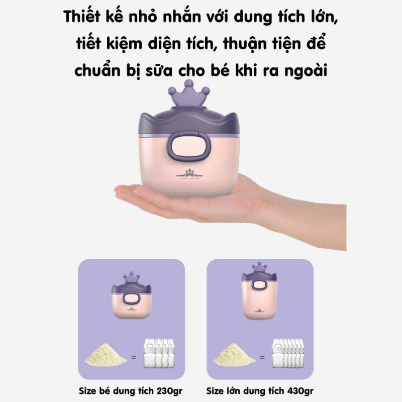 Hộp trữ sữa vương miện