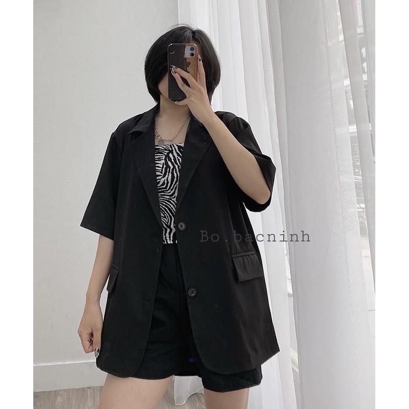 Áo Blazer Cộc Tay