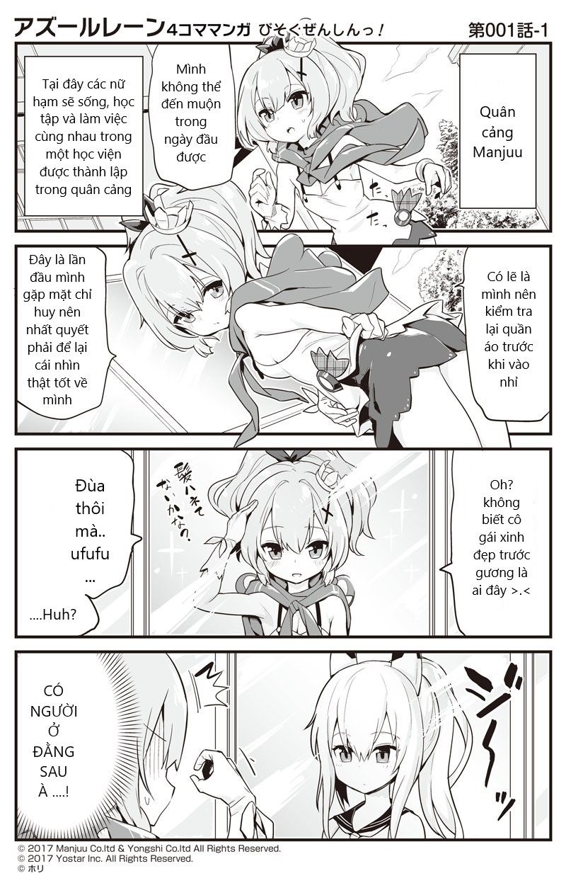 azur lane 4koma chapter 1 1