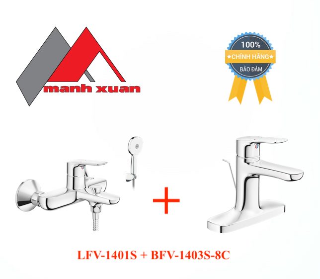 Combo trọn bộ INAX BFV-1403S-8C + LFV-1401S