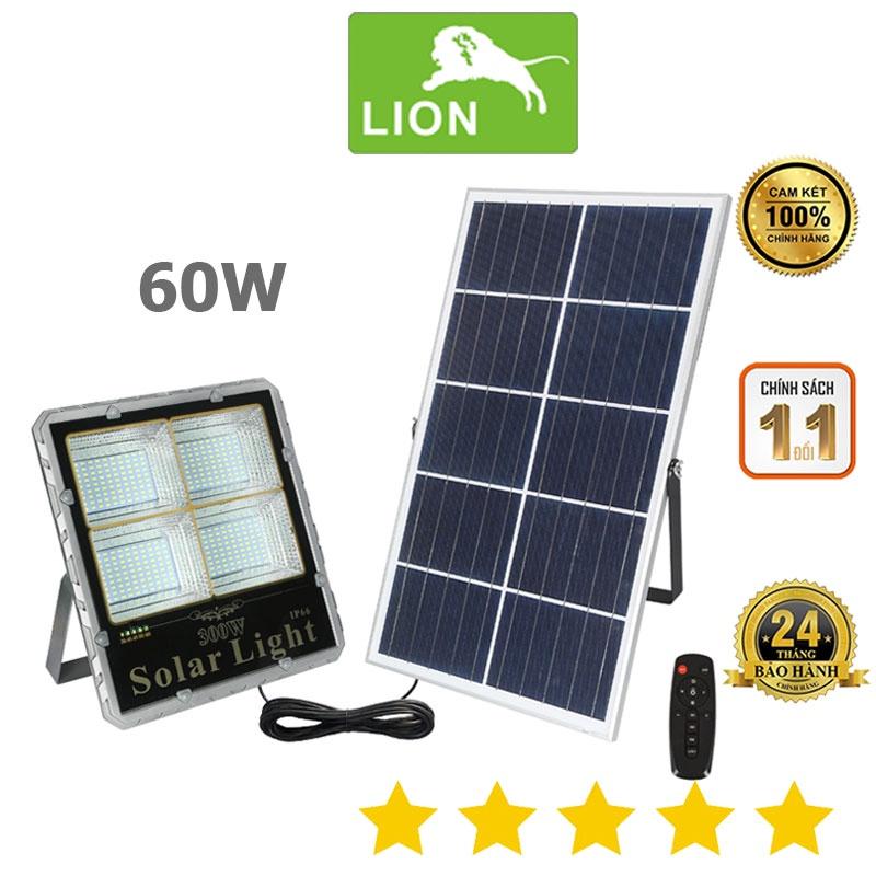 Đèn Pha Năng Lượng Mặt Trời 4 Mắt 60W - 84 Led;800LM,IP66;Pin 10.000mAh;Remote - Đèn Không Tốn Điện -Siêu Bảo Hành 2 Năm