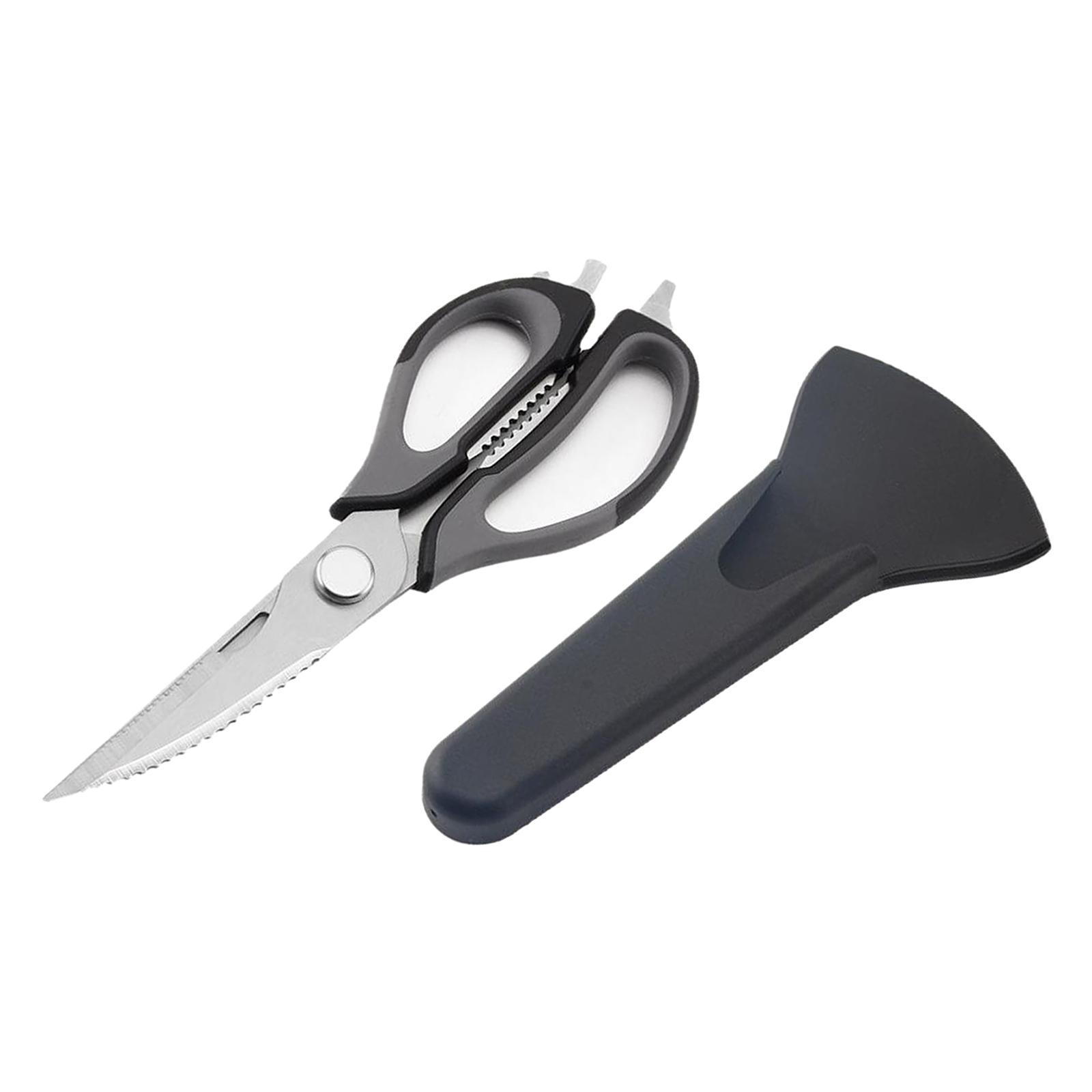 Kitchen Scissors Knife For Fish Chicken Bone Vegetables Cutter Shears Blue